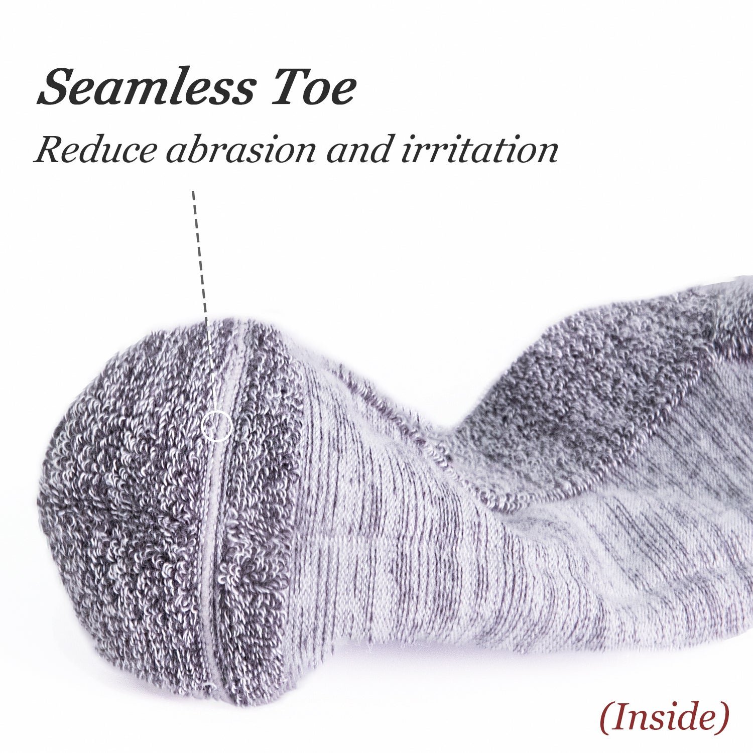 Non-Binding Bamboo Ankle Seamless Socks Cushioned Sole (2 Pairs) - Image 18