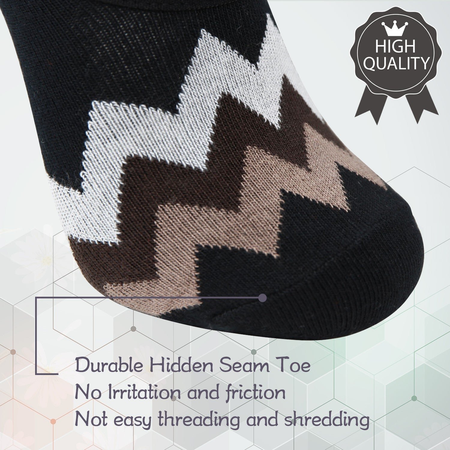 Bamboo Anti-Odor No Show Liner Invisible Socks - Image 12
