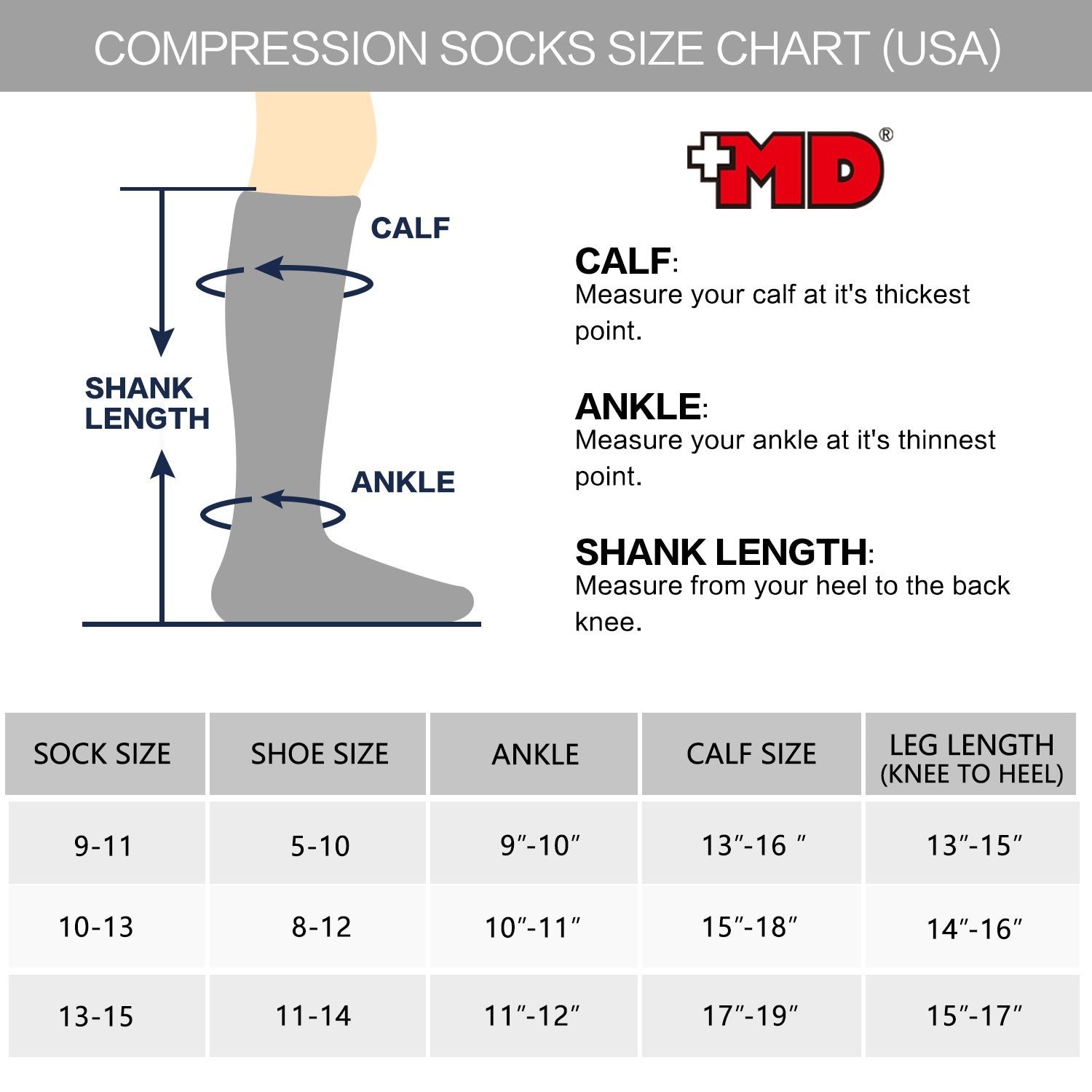 8-15mmHg Knee High Microfiber Compression Socks - Image 18
