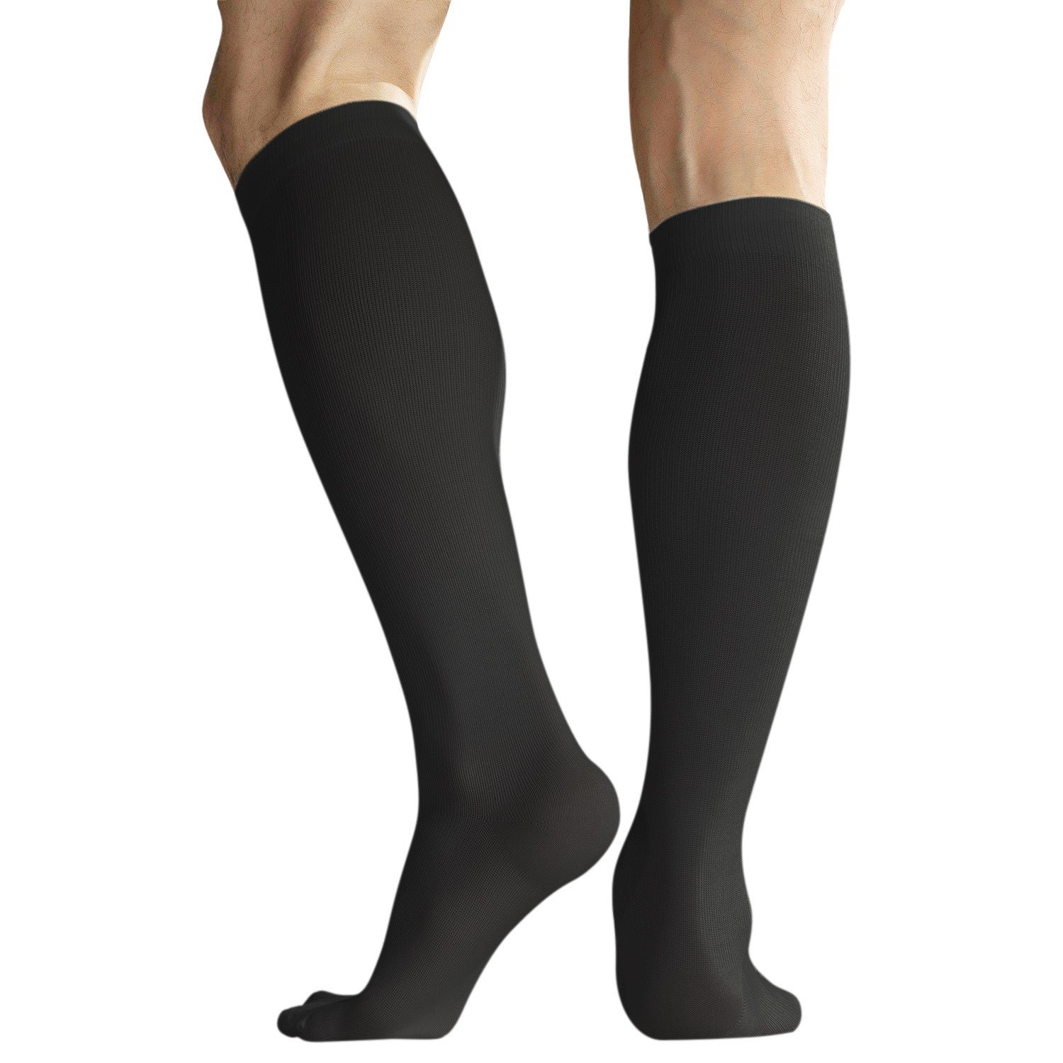 8-15mmHg Knee High Microfiber Compression Socks - Image 3
