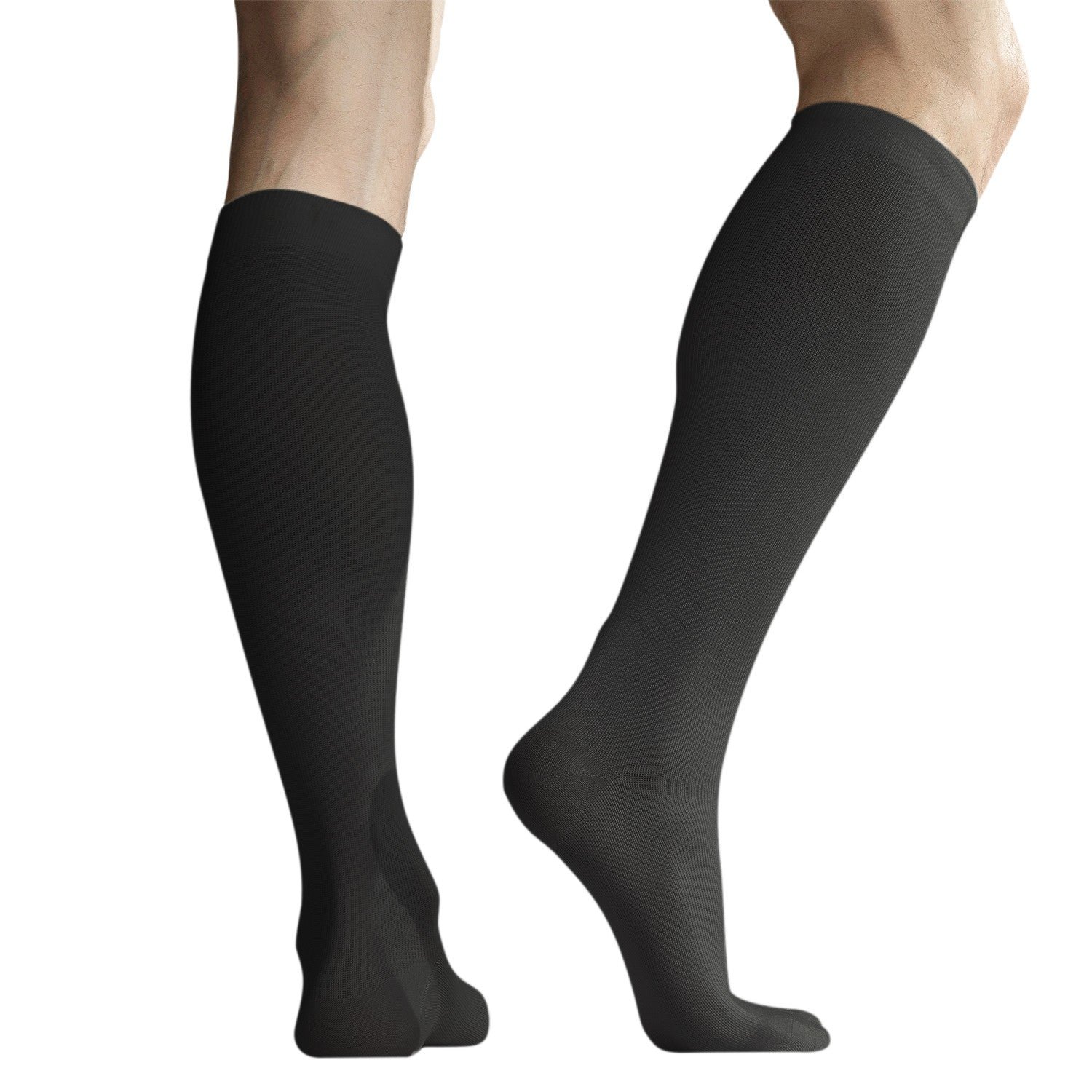 8-15mmHg Knee High Microfiber Compression Socks - Image 4