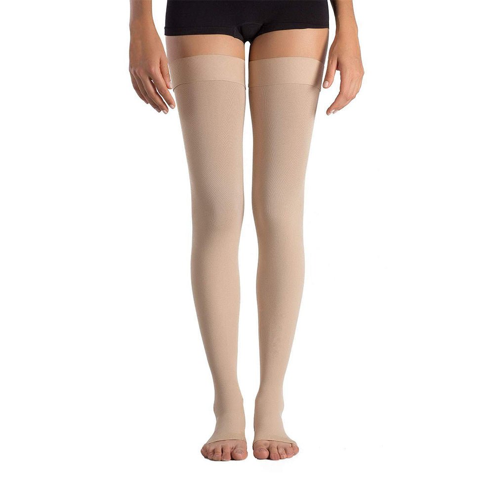 23-32mmHg Microfiber Compression Thigh High Stockings - Image 7