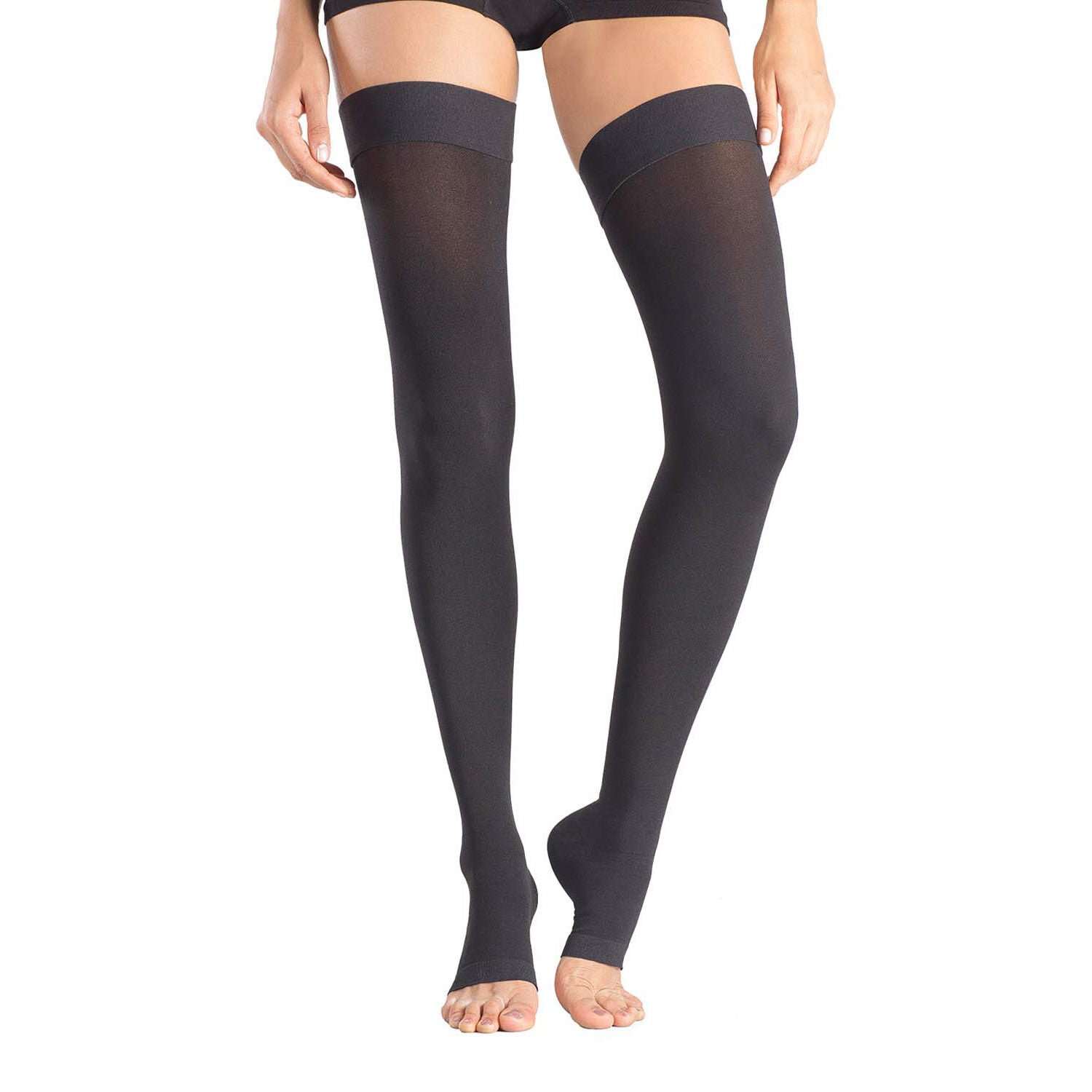 23-32mmHg Microfiber Compression Thigh High Stockings