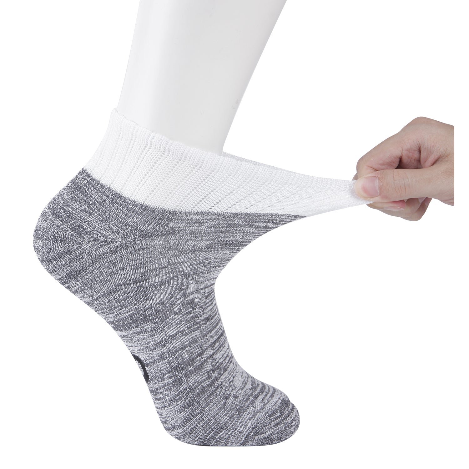 Non-Binding Bamboo Ankle Seamless Socks Cushioned Sole (2 Pairs) - Image 17