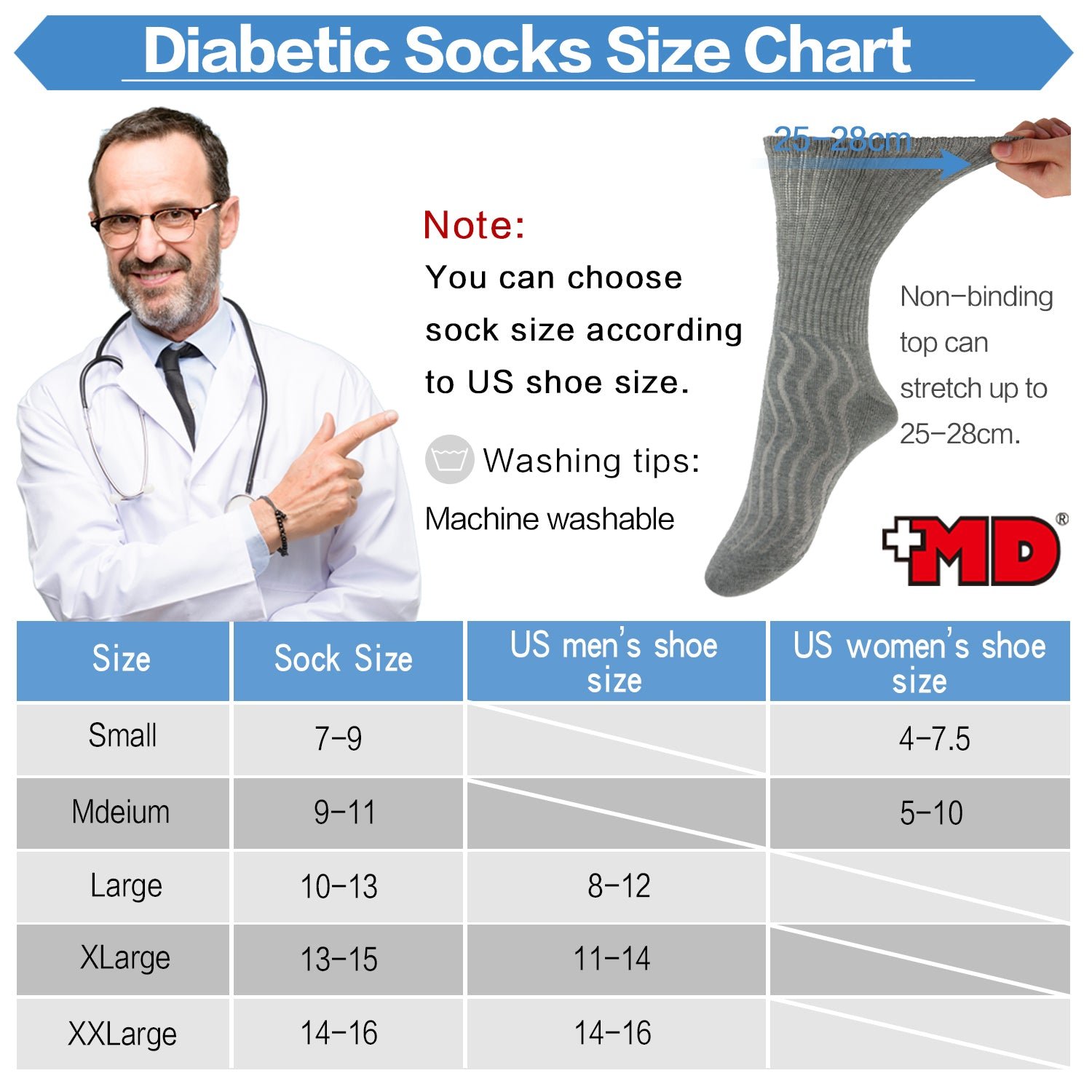 Cotton Non-Binding Crew Dress Socks with Cushion Sole (2 Pairs) - Image 37