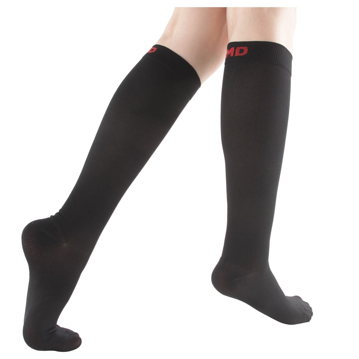 8-15mmHg Knee High Microfiber Compression Socks - Image 9