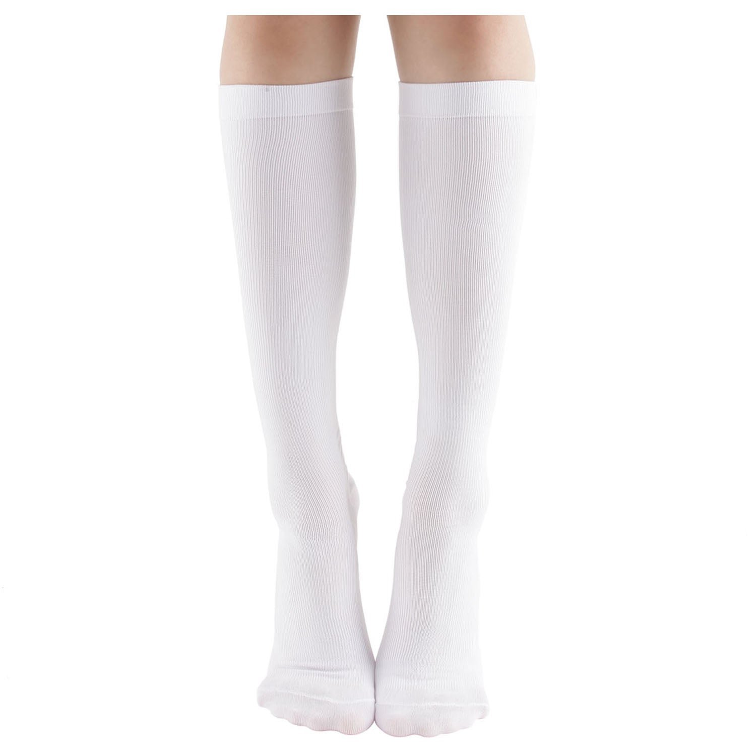 8-15mmHg Knee High Microfiber Compression Socks - Image 15