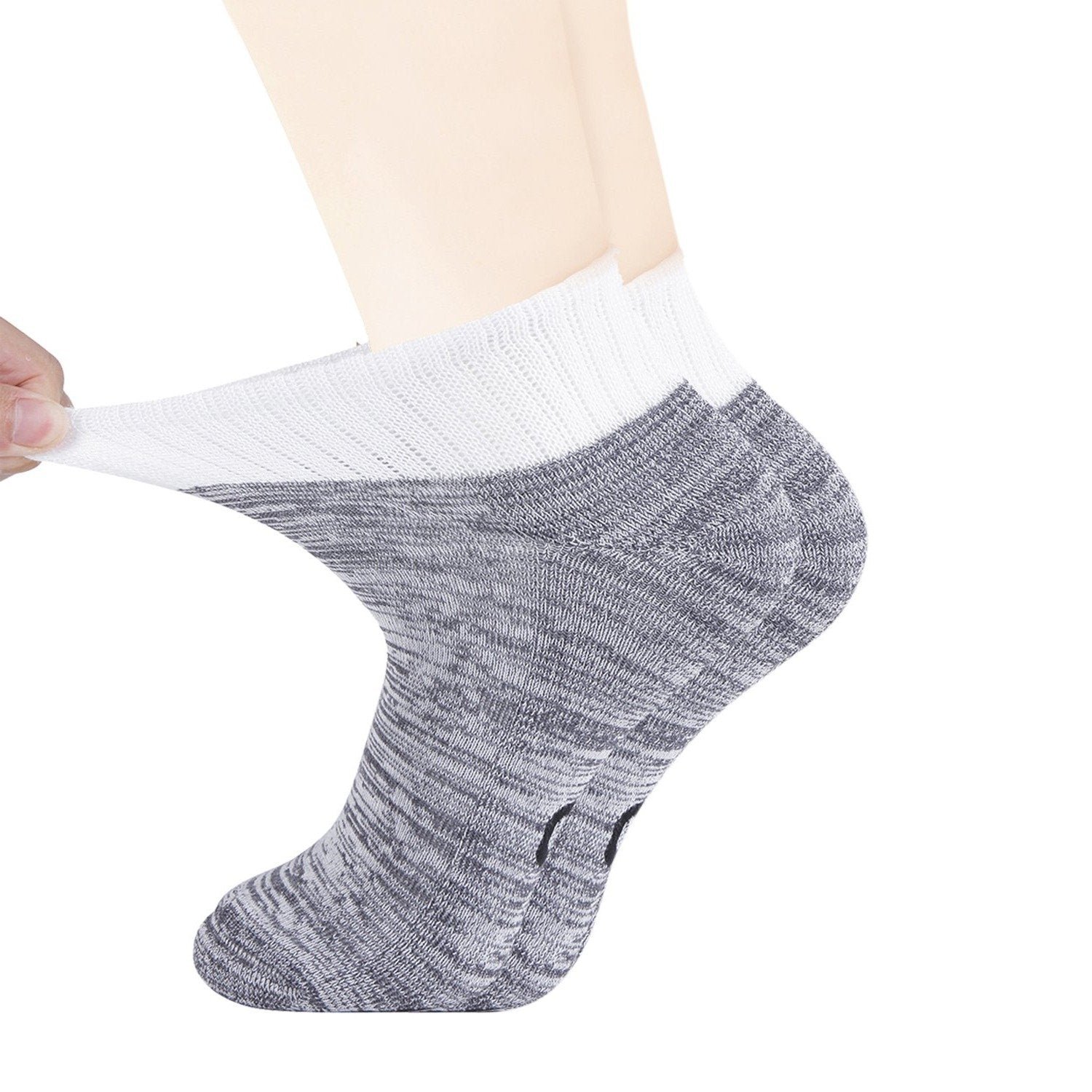 Non-Binding Bamboo Ankle Seamless Socks Cushioned Sole (2 Pairs) - Image 14